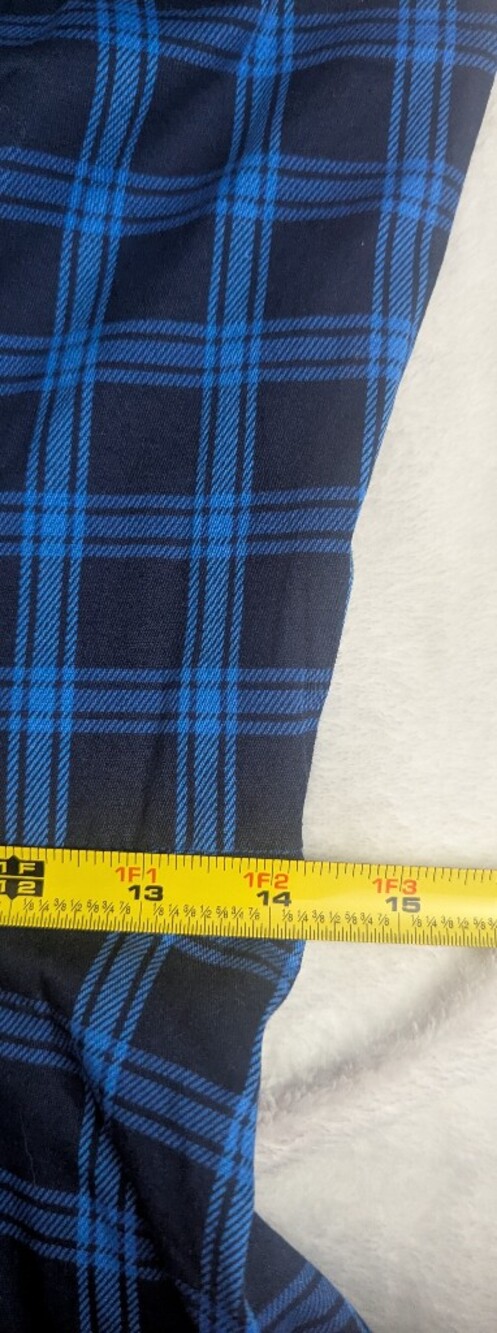 Hanpceirs Blue Plaid Vintage Style 1950s Swing Dress - Picture 9 of 10
